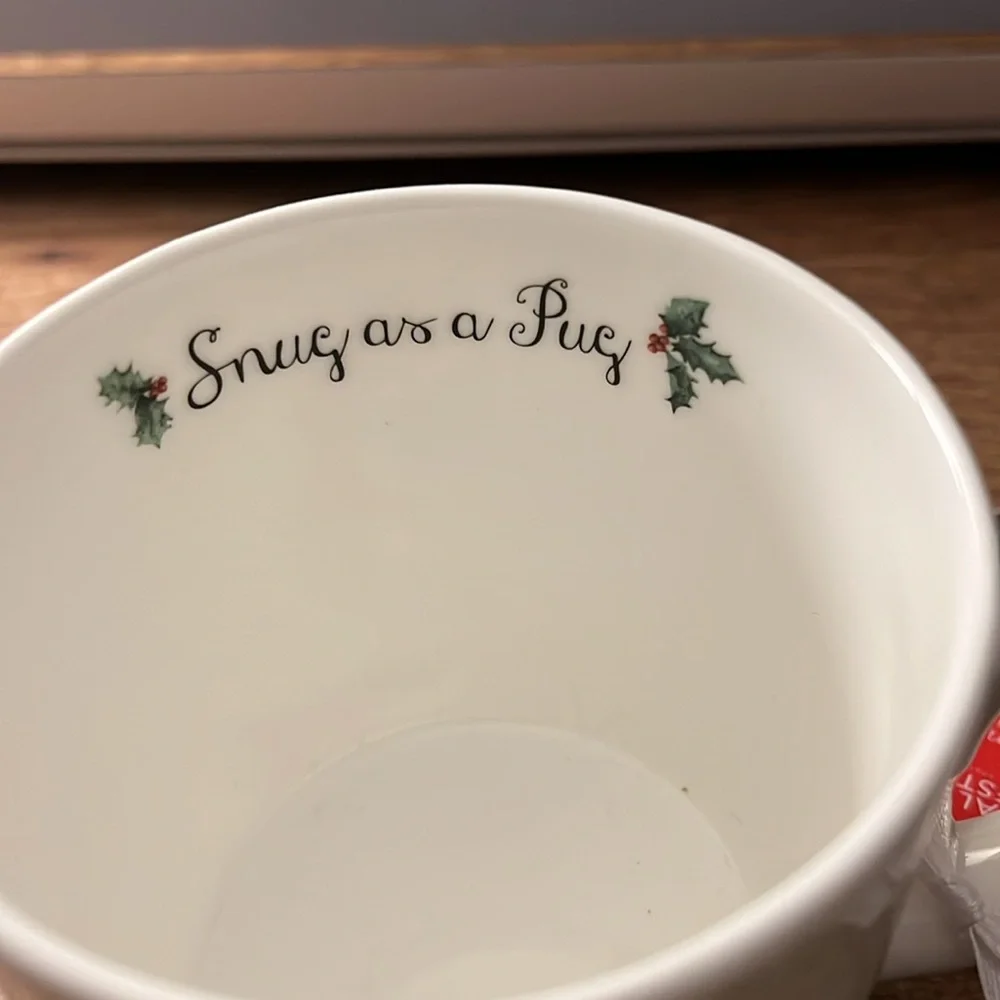 Wrendale Pug Coffee cup - Picture 2 of 4